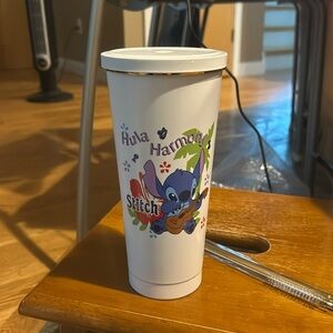 New Stitch Cup with metal Straw